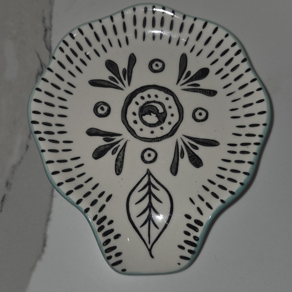 Creative co-op floral spoon rest
